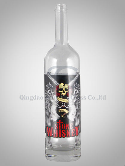 Greg Goose Bottle Shape with Water transfer label-1 liter