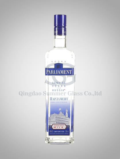 Custom Made Rum Glass Bottle